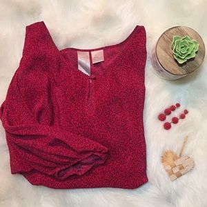 Flowy Red blouse